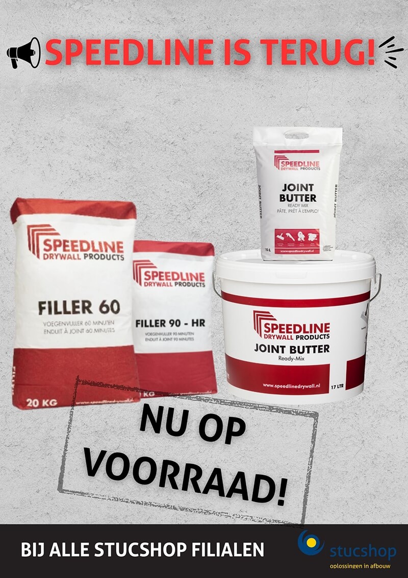 Speedline terug bij Stucshop